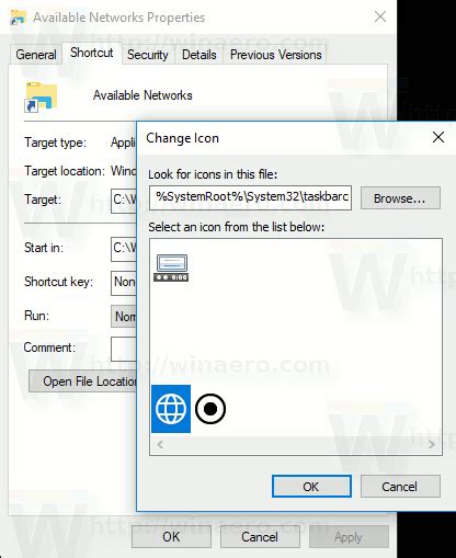 Create Show Available Networks Shortcut In Windows 10