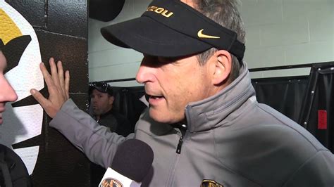 Post Game Gary Pinkel Interview After Mizzou Wins Sec East Youtube