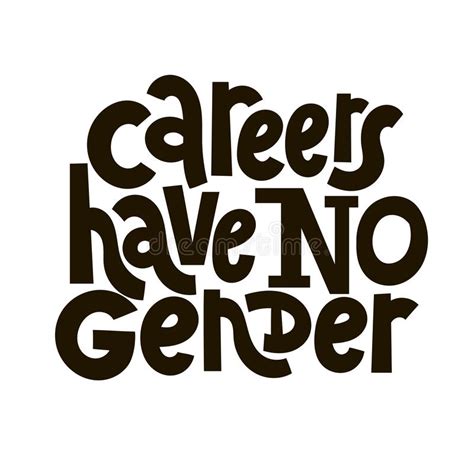 Careers Have No Genders On Wooden Blocks Education Motivation And