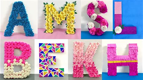 10 Diy 3d Letters Decor Ideas For Any Occasion At Home And For Home