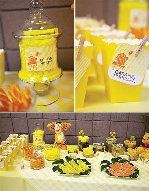 Winnie The Pooh Inspired Sweets Table Hostess With The Mostess