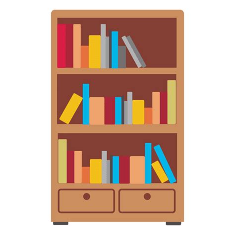 Wooden Bookshelf Icon Transparent Png And Svg Vector File