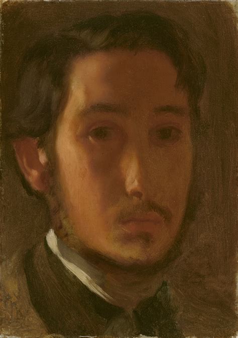 Self Portrait With White Collar Edgar Degas Artwork On Useum