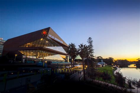 Adelaide Convention Centre Clads In Elzinc Rainbow Red