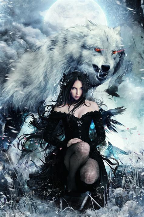The Haven 8 By Yayashin On Deviantart Werewolf Art Beautiful Fantasy Art Wolves And Women