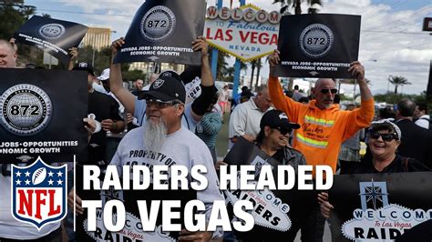 Announcing The Oakland Raiders Move To Las Vegas Nfl Youtube