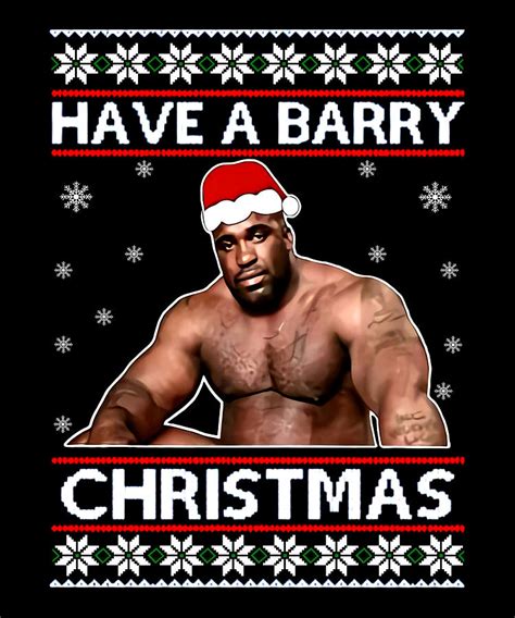 Sitting On A Bed Meme Christmas Have A Barry Christmas Barry Wood