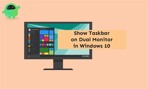 Dual Monitor Guide How To Show Taskbar On Both Monitors In Windows 10