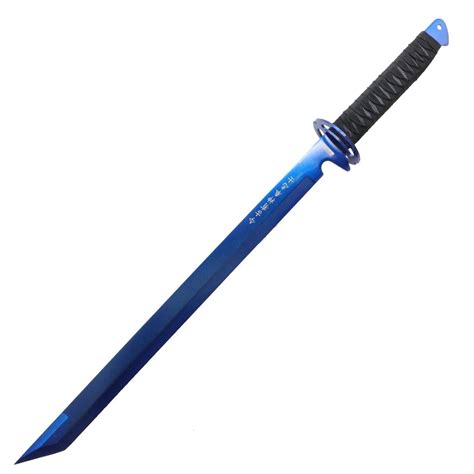 26 Stainless Steel Blue Blade Sword With Sheath K1020 61 Bl