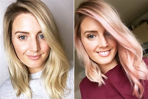 rose gold hair colour ideas how to get the trend glamour uk