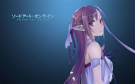 Hd Wallpaper Sword Art Online Anime Girls Yuuki Asuna Long Hair