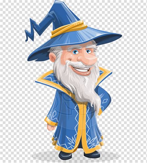 Animated Cartoon Magician Animation Character Wizard Transparent