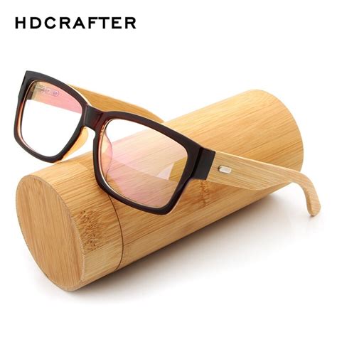 Hdcrafter Wooden Reading Glasses Eyeglasses Frames Men Women Bamboo Glasses Frame Spectacles