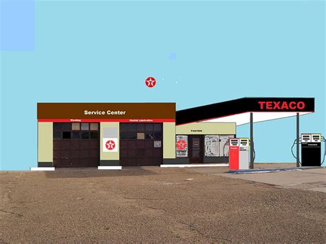 Old Texaco Station 1980s Colors Flickr Photo Sharing