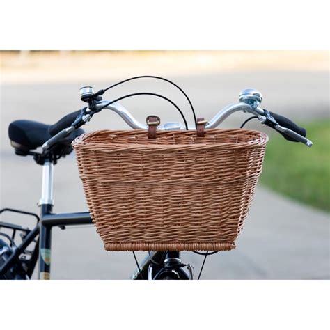 Wicker Bicycle Basket 19 Rectangular Passport Cycles