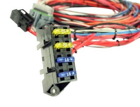 According to your drawing or spec sheet custom wiring harness guide. AEM EMS 4 Wiring Harness w/ Fuse & Relay Panel: K Series Parts