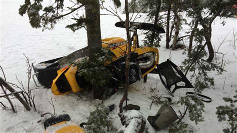 Massachusetts Man Dies After Snowmobile Goes Airborne Crashes Into Tree