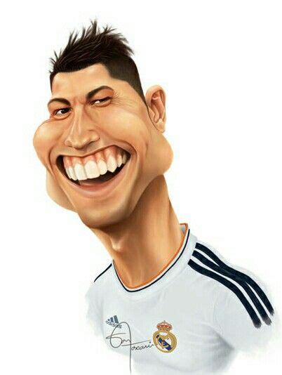 Cristiano Ronaldo Funny Caricatures Celebrity Caricatures Good Soccer