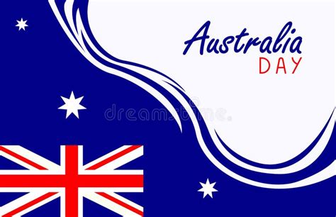 Australia Day Banner Template Australia Day Banner Template Stock