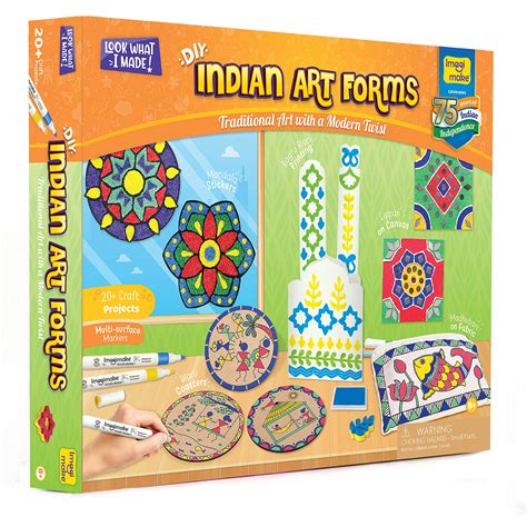 Buy Imagimake Indian Art Forms Arts And Crafts For Kids Ages 8 12