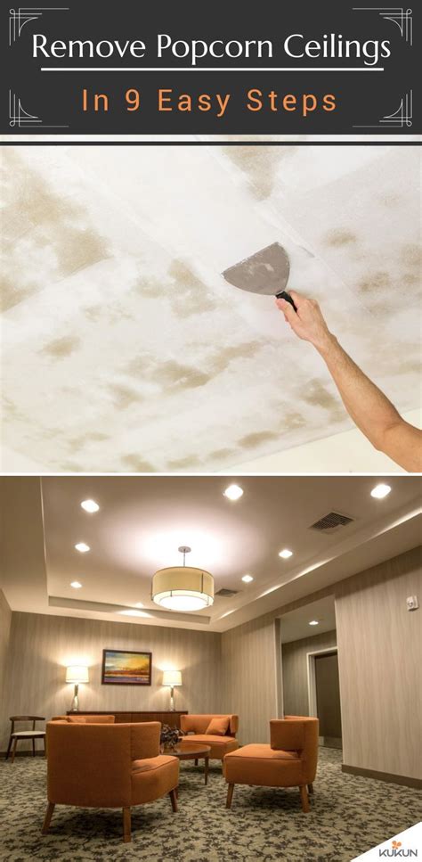 How To Remove Popcorn Ceilings In 9 Easy Steps Removing Popcorn