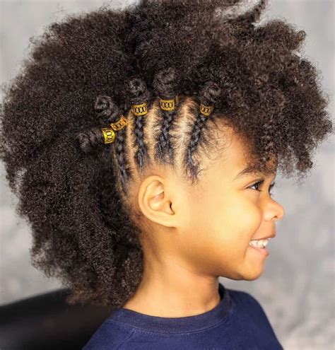 Natural hairstyles for kids are not complicated with simple ponytails or afro puffs. 15 Easy Kids Natural Hairstyles | Black Beauty Bombshells