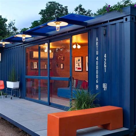 Container Guest House Poteet Architects Architecture Lab