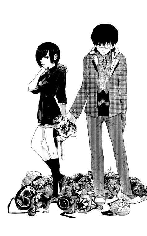 He is currently touka kirishima's husband, and the father of ichika his unique half ghoul state is what later inspires the idea of the quinx. 1000+ images about Kaneki Ken x Touka Kirishima on ...