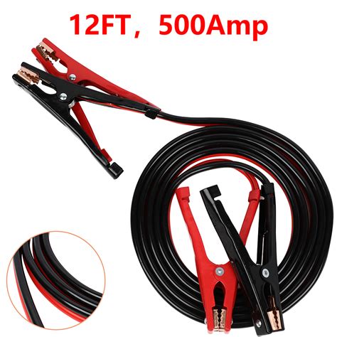 Scitoo 6 Guage Jumper Cables For Car Battery Heavy Duty Automotive