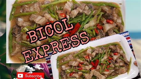 How To Cook Bicol Expressbicol Express Ingredients Recipemomshie