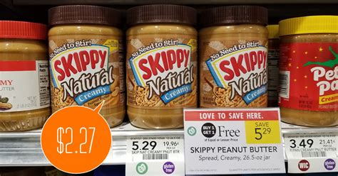 You may be interested in. Skippy Peanut Butter - Only $2.27 each