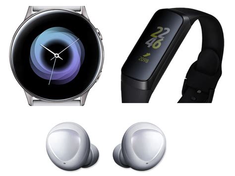 Samsung Galaxy Watch Active Galaxy Fit Fit E And Galaxy Buds