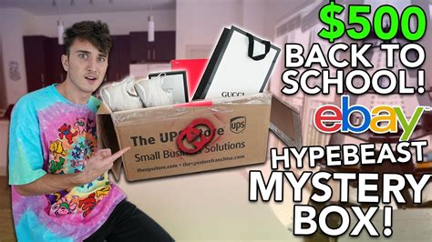Back To School 500 Ebay Hypebeast Mystery Box Youtube
