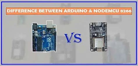 Difference Between Arduino And Nodemcu Esp8266