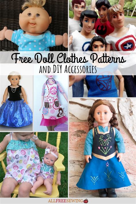 Dolls are still the number one gift for girls the world over. 46+ Free Doll Clothes Patterns (and DIY Accessories ...