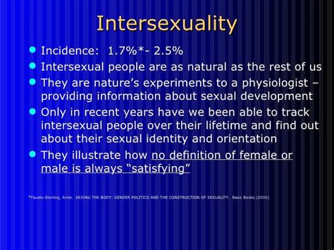 4 Female Male Chromosomal Intersex