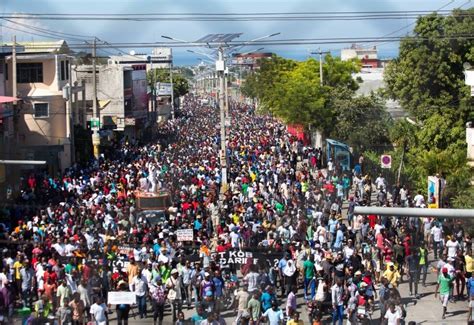 Thousands Of Protesters Clash With Police In Haiti As Death Toll Rises