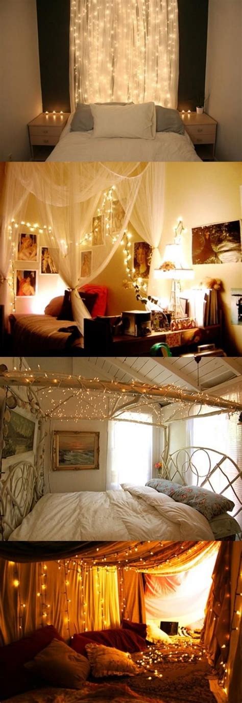 Give your bedroom the fairy lights treatment with mains or battery powered fairy lights, ideal for illuminating any bedroom, whether it be home, university or on the move. Pin by Linnea Sage on Interiors | Decor, Chic bedroom ...