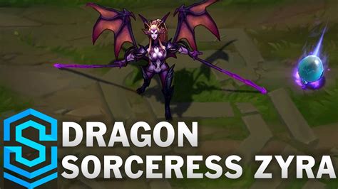 Dragon Sorceress Zyra Skin Spotlight League Of Legends Youtube