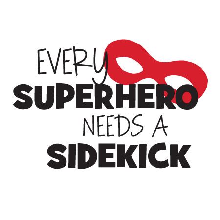 Though the female characters in the mcu do not number a great deal, they have already made big impressions. Superhero Sidekick Wall Quotes™ Decal | WallQuotes.com