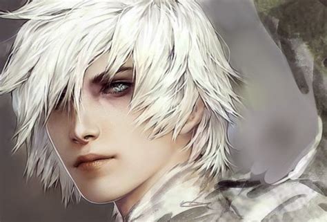Image Result For White Haired Anime Elf Male Fantasy Art