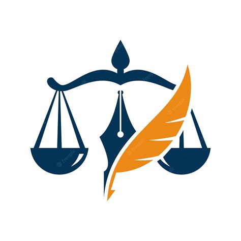 Premium Vector | A blue and orange symbol for the law of the united