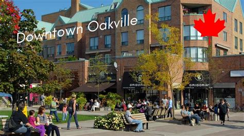 Beautiful Downtown Of Oakville Ontario Canada Youtube