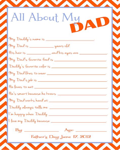 All About Dad Free Printable Printable Word Searches