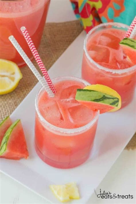 Spiked Watermelon Lemonade Julies Eats And Treats