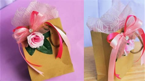 It's easy and perfect for oddly shaped items! Paper Bag Decoration Ideas || How to Put Tissue Paper in ...