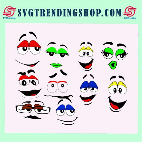 M And Ms Face Bundle M And M Mm Candy Mm Candy Svg Candy Candy Svg