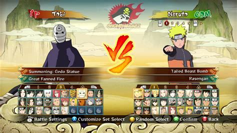 Naruto Shippuden Ultimate Ninja Storm Revolution Full Character Roster
