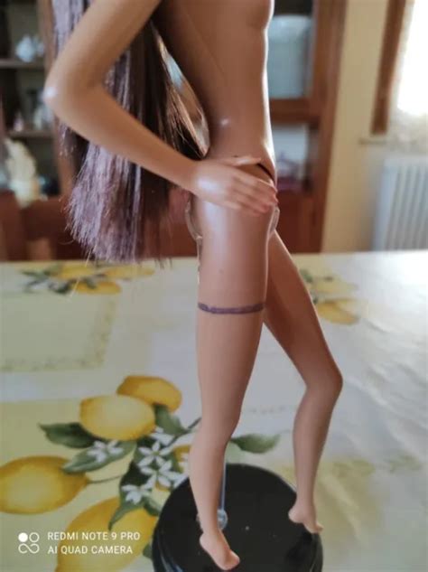 Barbie Birthstone Beauties Repaint Reroot Nuda Nude Naked Doll