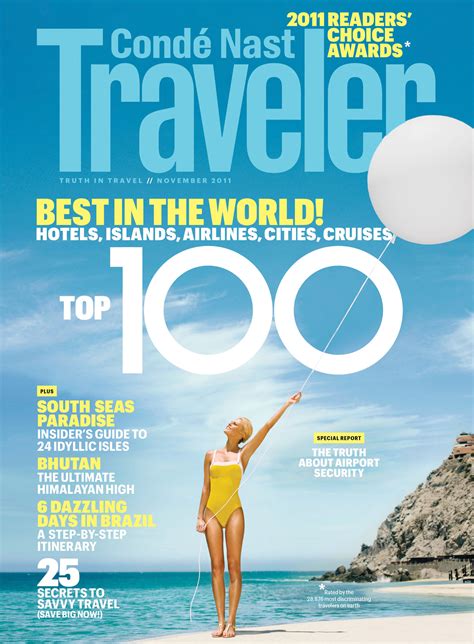 Conde Nast Traveler Announces The Winners Of Its 24th Annual Readers